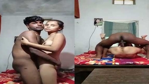 Dehati couple films their own erotic video