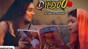 Voovi's initial venture with a dildo in a new episode