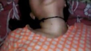 A teen with unshaved genitalia gives and receives intense pleasure, culminating in an orgasm on her abdomen while experiencing discomfort