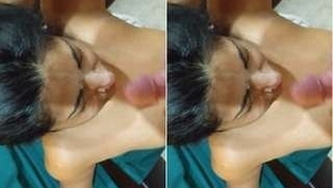 Indian girl gets fucked and covered in cum
