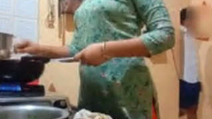 Experience the thrill of having sex with a maid in the kitchen