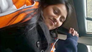 Indian beauty engages in car sex