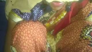 Desi couple enjoys steamy sex with their sharee
