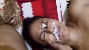 Cum on Bengali Budi's face in this steamy video