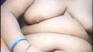 Indian auntie's private phone sex show video