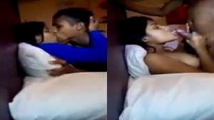 Tamil couple's steamy makeout session in HD video