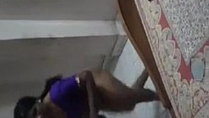 A naked maid receives oral sex