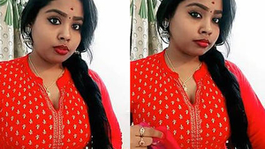 Sridevi Thyagarajan's big boobs and cleavage get a dick tag