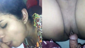 Stunning wife gives a sensual blowjob and gets passionately fucked