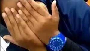 Desi girlfriend's intimate moment with boyfriend