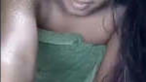 A beautiful girl enjoying her bath