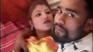 A South Asian wife pleasures her lover in a passionate sexual encounter