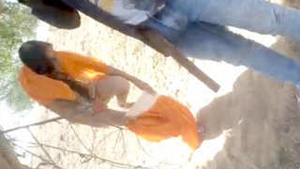 Indian couple engages in outdoor sex during their lovemaking