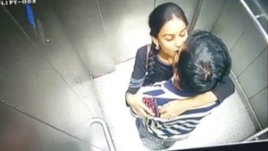 Spy camera catches couples getting intimate in the elevator
