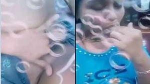 Horny Indian babe captures intimate moments in masturbation video