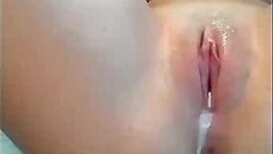 Creamy wet pussy play on webcam sex show