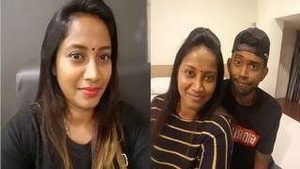 Tamil couple enjoys steamy hotel room sex