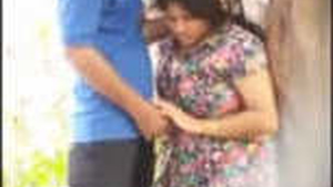 Arousing video features a Desi partner performing oral sex in a public setting