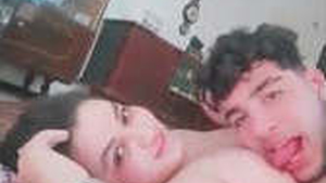 White woman gets vigorously penetrated from behind