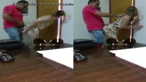Office manager gets caught cheating on his wife in a steamy video