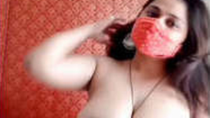 Watch Snisha, a stunning Indian woman, go completely naked in this video