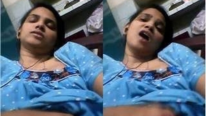 Horny desi girl records herself naked and masturbates