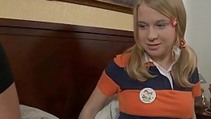 She gets fucked inside pussy and enjoys jizz over face