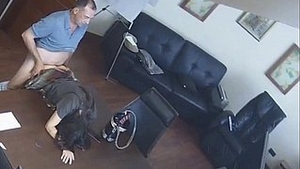 Ukrainian executive discusses responsibilities with ambitious assistant Miss Lonelyhearts