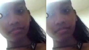 Hot girl pleasures herself with her fingers