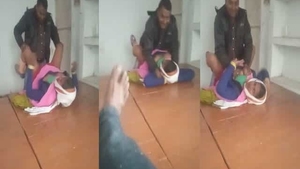 Desi maid gets fucked by two men in a video