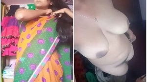 Indian girl strips and reveals her naked body