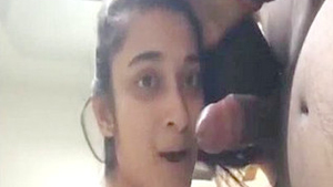 Desi babe gives handsjob and rides cock of her boyfriend