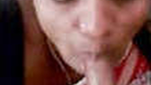 Telugu bhabhi gives a blowjob in this video