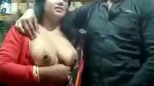 An Indian mature woman performs a sensuous oral sex act