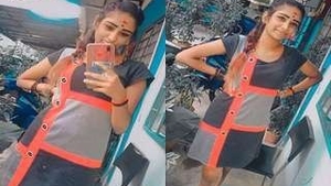 Tamil girl gives a blowjob and gets fucked in a steamy video