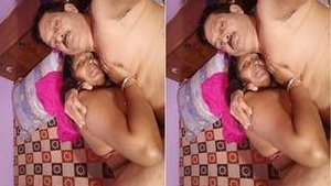 Desi wife gives a sloppy blowjob and takes it in the ass from her husband