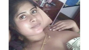 Indian aunt strips down to her nightgown for a self-portrait with her boyfriend