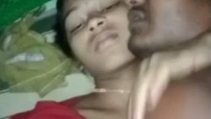 Charming duo discovered engaging in intimate relations at midnight in a rural setting