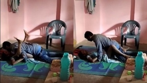 Bhabhi catches her husband cheating on her with a desi lover