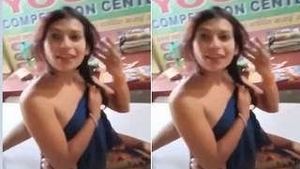 Desi call girl pleasures herself in this solo video