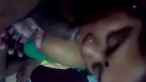 Tamil aunty gives a blowjob to her son in a steamy video