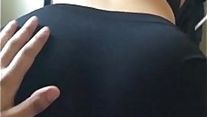 My girlfriends sister fucked through yoga pants after class