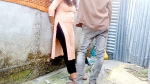 Tight village girls engage in outdoor sex