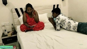 Arousing threesome involving a married Tamil woman and her brother-in-law