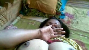 Indian wife reveals her breasts and vagina