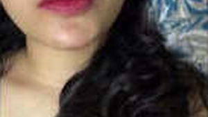 Desi girl plays with her boyfriend from afar