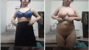 Indian babe gets paid to pose naked for XXX boobs and have sex with her boyfriend