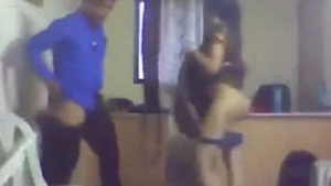 Husband and wife enjoy steamy sex with his bhabi in front of him