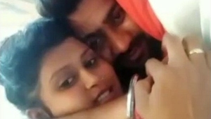Desi couple shares intimate moments in a romantic video