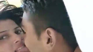 Cute couple caught in the act of lovemaking